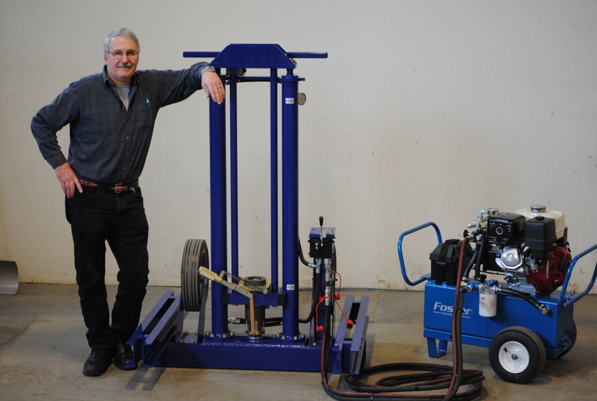 HumanPortable Hydraulic Power The Vertek Lightweight CPT Push System